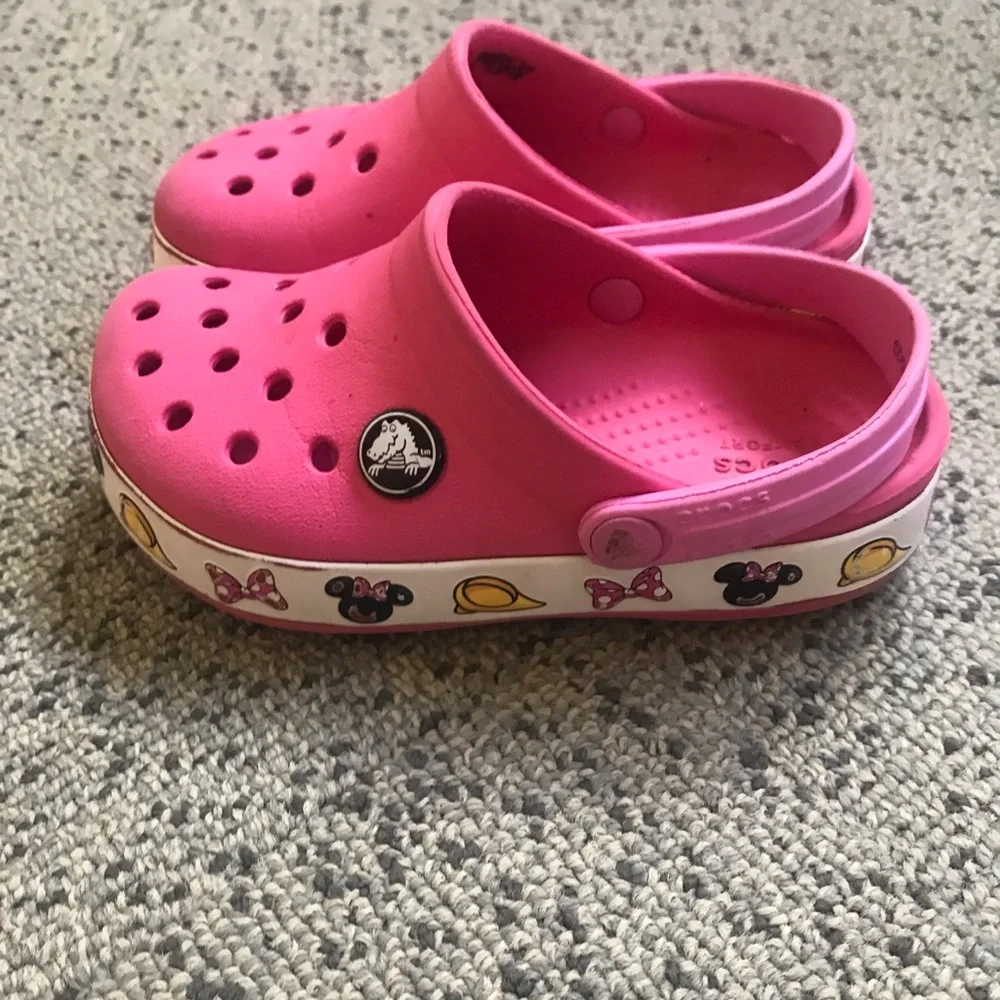 Crocs Minnie Mouse Kids Slide Clog Shoes